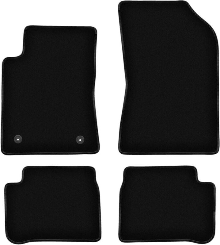BASIC schwarze Veloursmatten für: Citroen C3 III Fließheck (2017-)