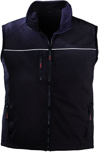 Thumbnail - Yang Reflect Softshell-Arbeitsweste - l - Coverguard