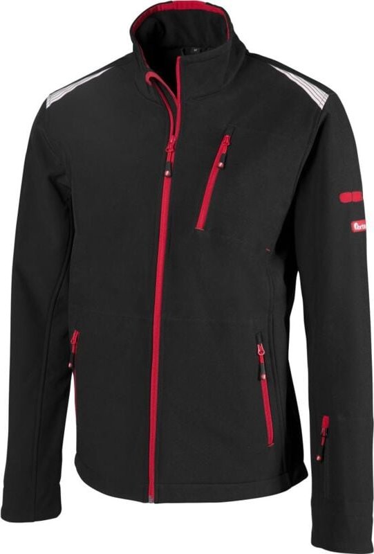 Thumbnail - Herren Jacke 24, schwarz/rot Gr.M - Fortis