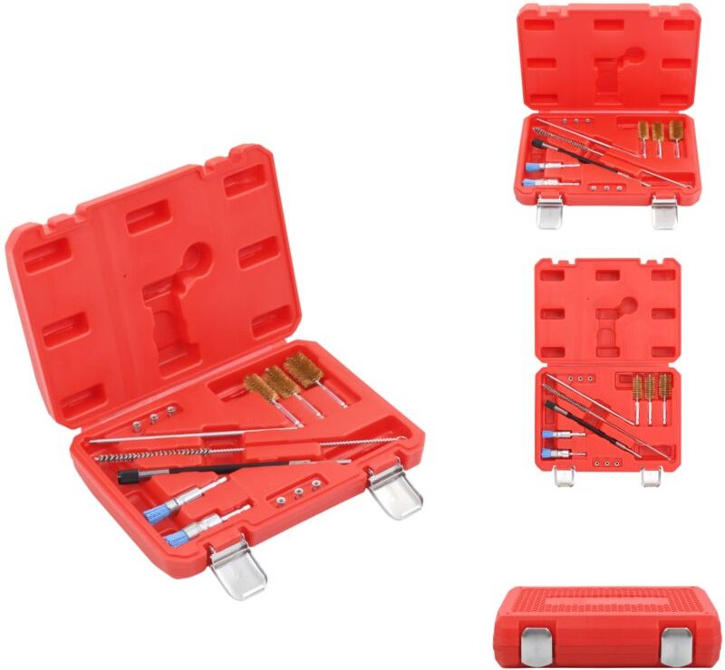 Vidaxl - 14-tlg. Einspritzdüsen-Reinigungsset - Diesel-Einspritzdüse Reinigen - Injektorreinigung - Werkzeugkasten Autow...