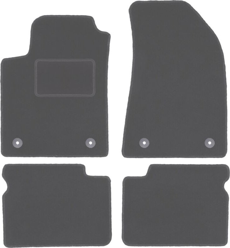 Thumbnail - Graphit-Fußmatten für: Fiat Bravo II Schrägheck (2007-2012)