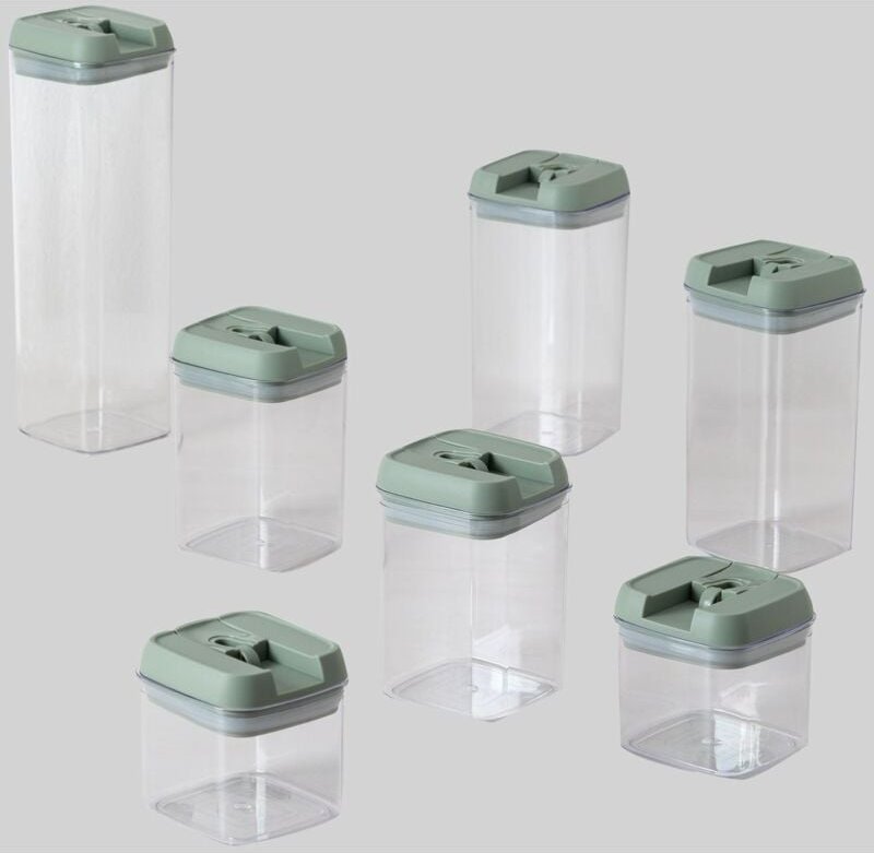 Set mit 7 Vorratsdosen Janos Seladon - Sklum