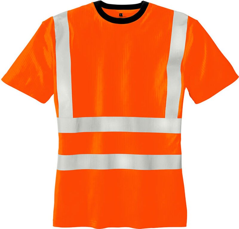 Texxor Warnschutz-T-Shirt hooge, leuchtorange, Gr. l