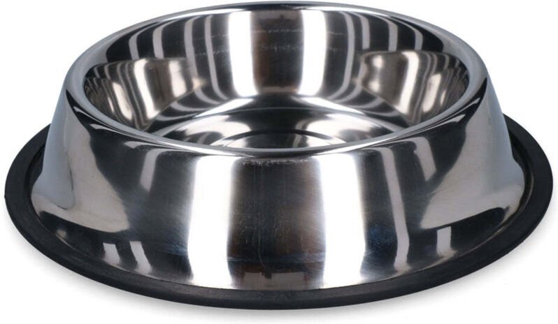 Futter oder trinknapf aus edelstahl mit rutschfestem 180ltr