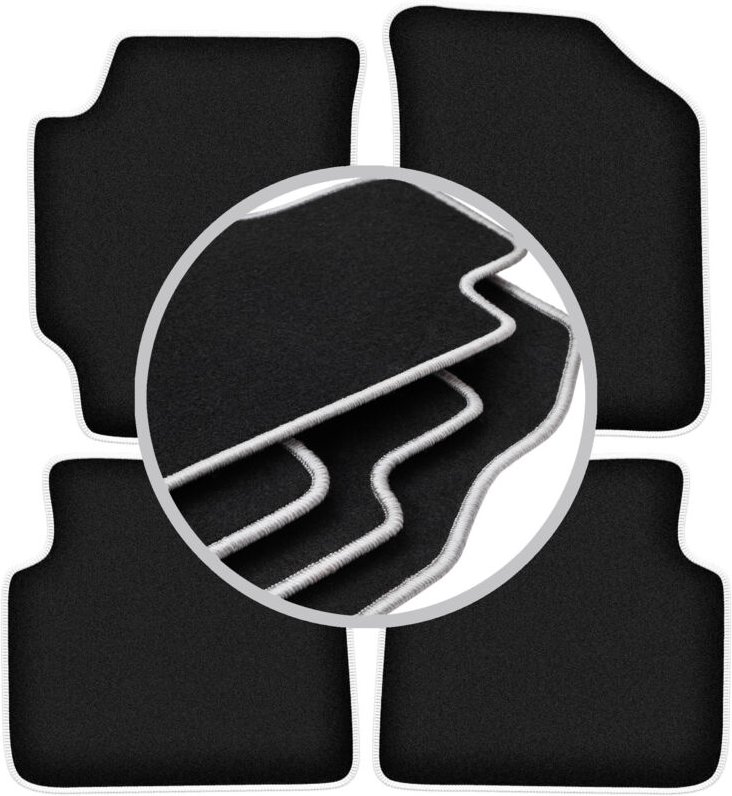 CARLUX-SILVER Autofußmatten für: Hyundai Elantra III Limousine (2000-2006)