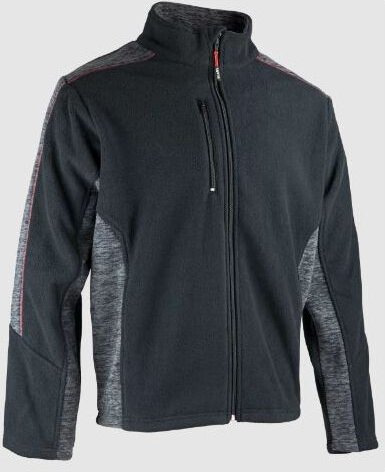 Polar Jacke grau meliert / schwarz t.s - 2289 T.2 - LMA