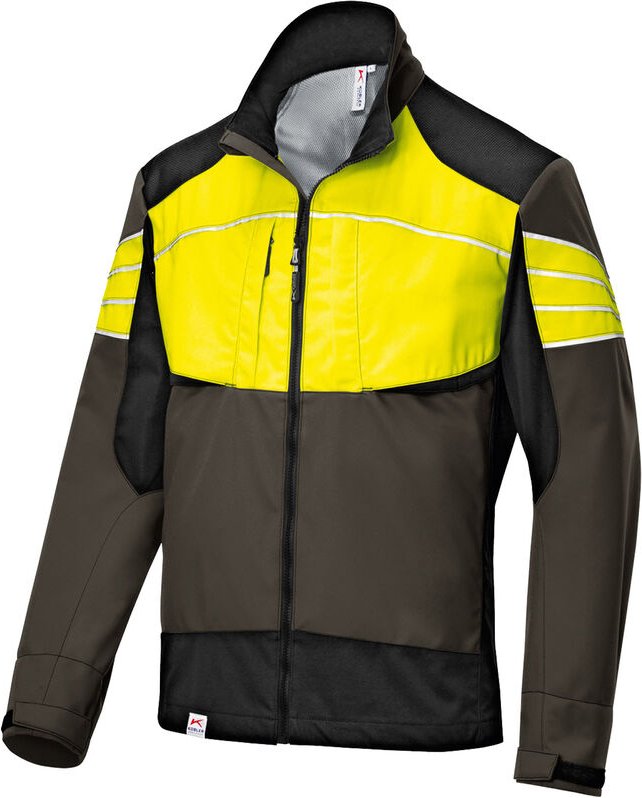 Kübler Ultrashell Jacke Forest oliv/warngelb XL