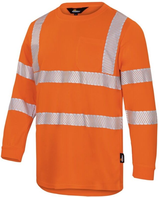 Triuso Vizwell Warnshirt langarm VWTS 21 UV50+ Gr. 5XL orange