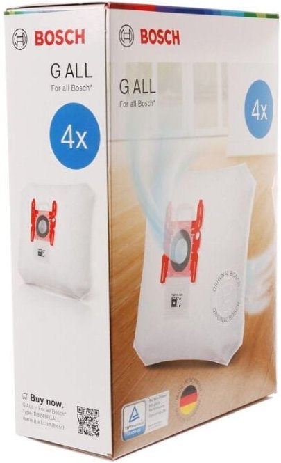 Ersatzteil - 4er Pack Staubsaugerbeutel G, original - - BOSCH, SIEMENS, UFESA, GIRMI, ENTRONIC