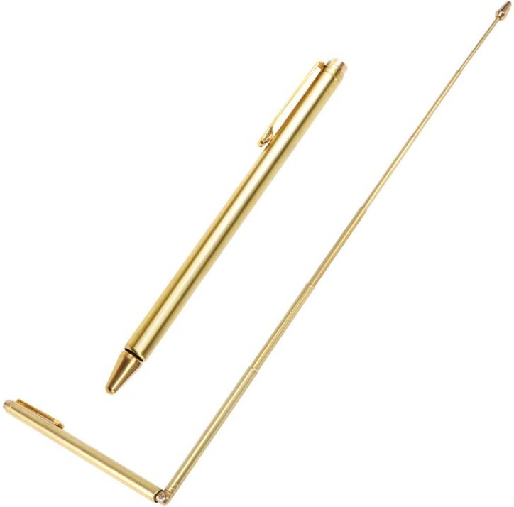 Stücke Wünschelruten, Einziehbare Wünschelrute Tragbarer Stift Form l