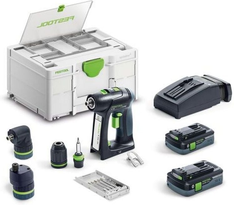 Akku-Bohrschrauber c 18 hpc 4,0 I-Set - Festool