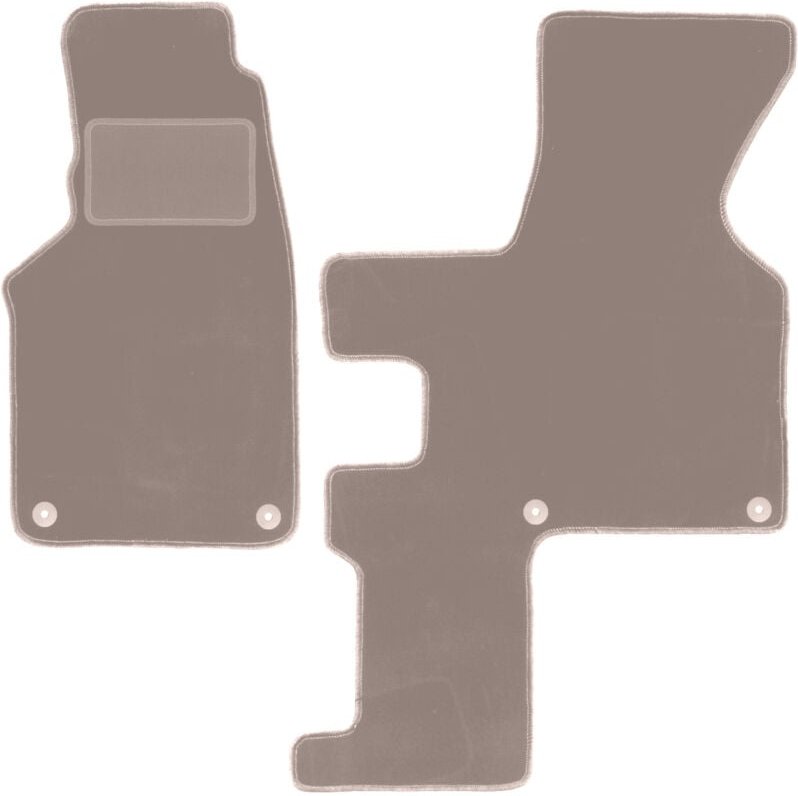 Beige Veloursmatten für: Volkswagen Transporter T4 Caravelle manuell (1993-2001)