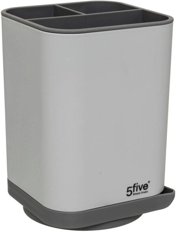 5five Simply Smart - Besteckabtropfgestell utensilien neo grau - 5five