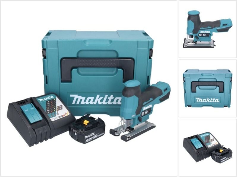 Djv 185 RM1J Akku Pendelhubstichsäge 18 v Brushless + 1x Akku 4,0 Ah + Ladegerät + Makpac - Makita