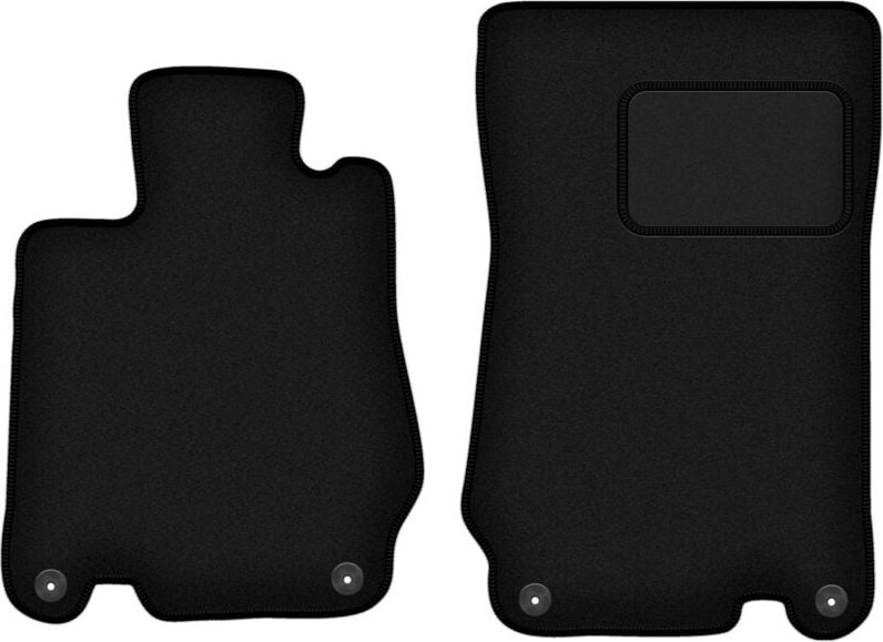 Vordere Matten schwarz für: Mercedes SL R230 Roadster (2001-2011)