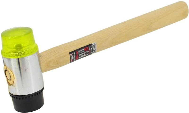 Thumbnail - Awtools de Gummi-Kunststoff-Spenglerhammer 45mm, ideal für Blech- und Metallarbeiten, kontrollierter und spurloser Schla...