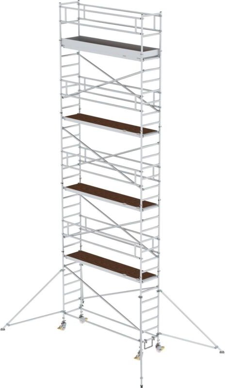Günzburger Steigtechnik Rollgerüst 0,75 x 3 m mit Ausleger Plattformhöhe 8,35 m - 156846