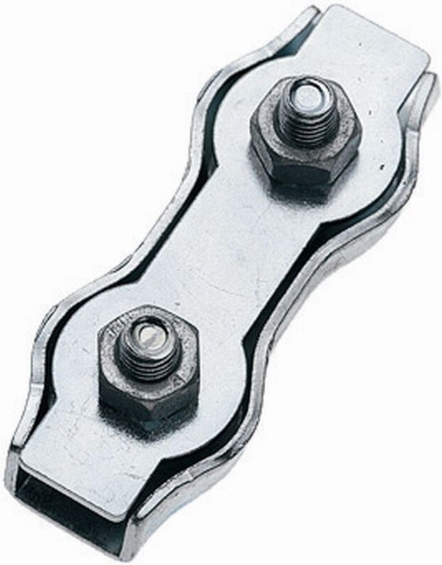 Klemme Duplex für Seile bis 8 mm Klemmen - Conacord