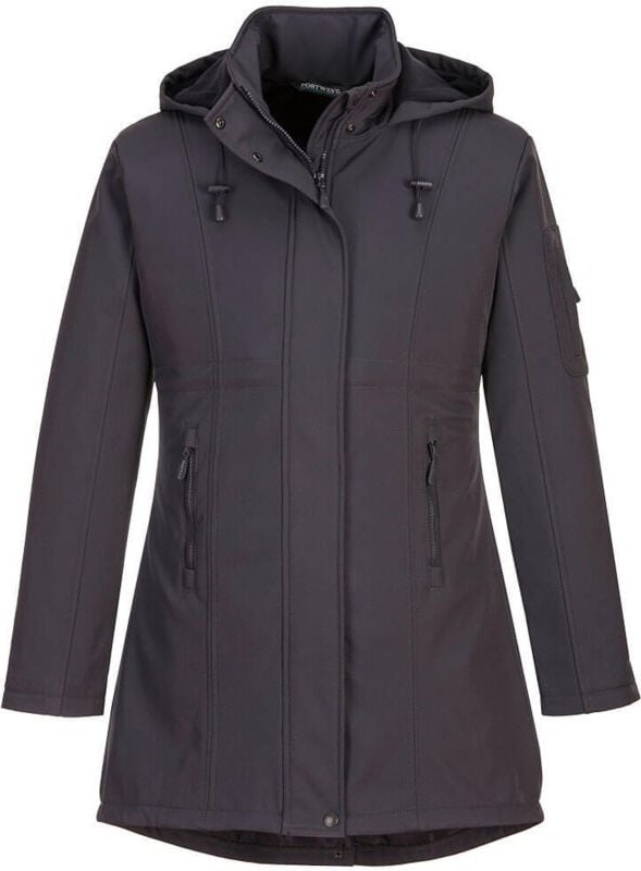 Softshell-Jacke Carla Grau Anthrazit S