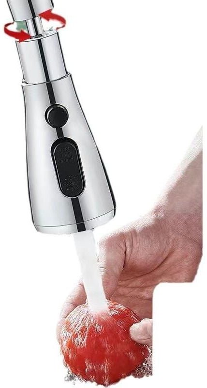 Küchenarmatur-Sprüher FM22 M24, 360 ° schwenkbarer Wasserhahn-Luftsprudler, Küchenspüle, Wasserhahn-Aufsatz, Verlängerun...