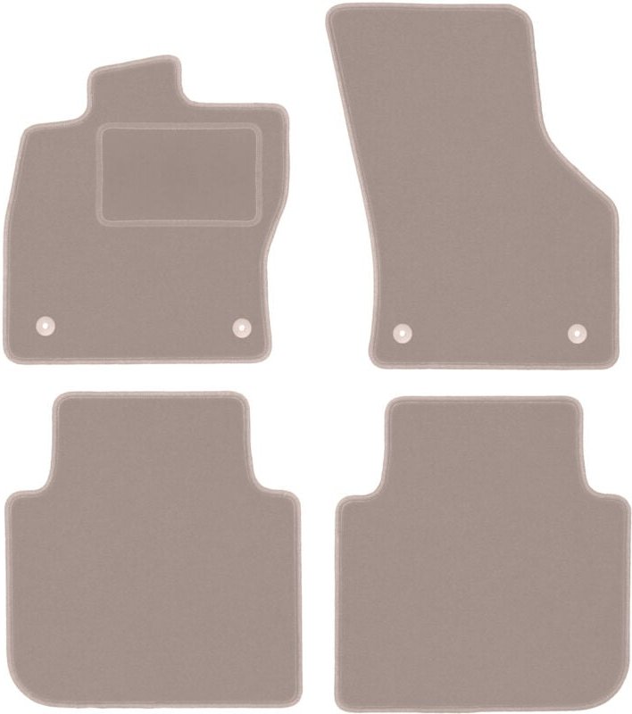 Beige Veloursmatten für: Volkswagen Arteon Liftback, Shooting Brake (2017-)