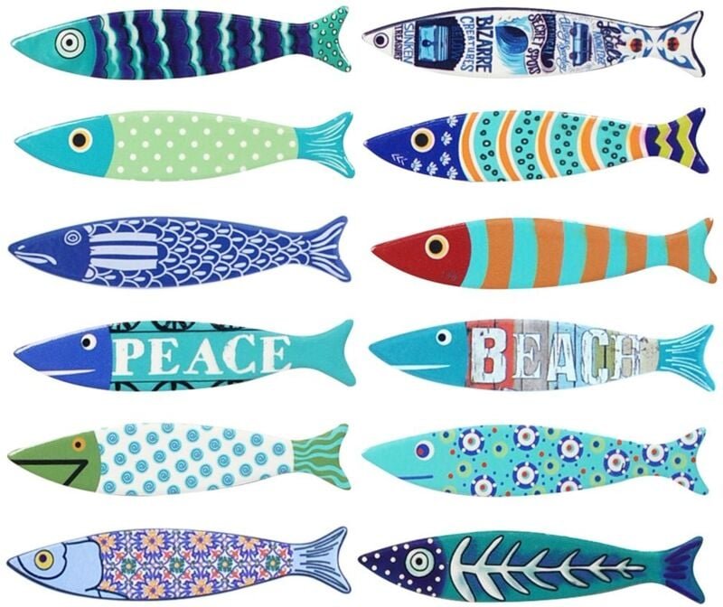 Signes Grimalt - Magnetisches Geschenk Magnetischer Set 12 u Multicolor -Magnetik 3x13x1cm 10632