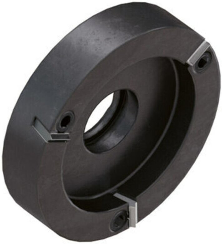 RÖHM Mitnehmerscheibe CoAE, mit HM-Platten Linkslauf, Arbeitsbereich-Ø: 81-160 mm