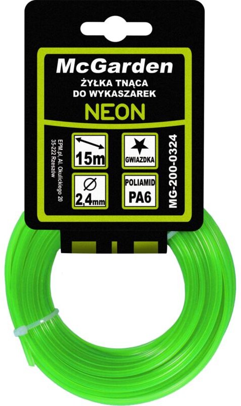 Star Neon Freischneiderfaden 3,0 Mm 15 M - Mg-200-0330