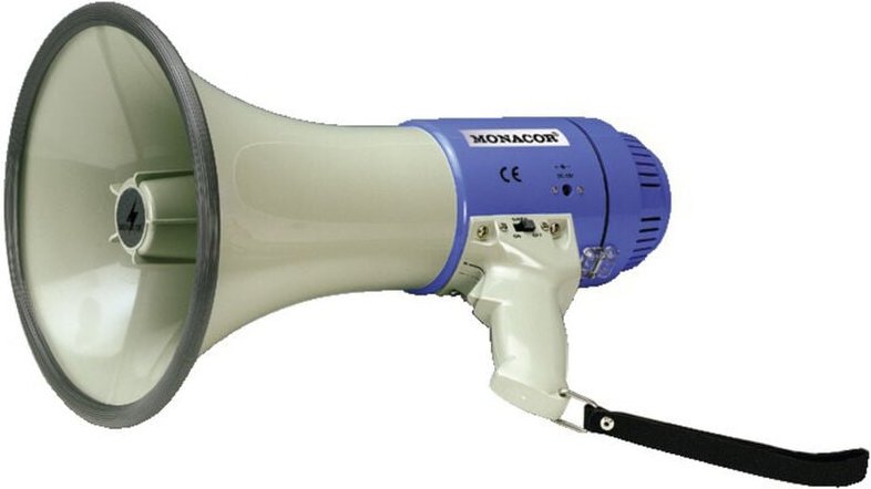 TM-25 Megaphon mit Haltegurt, integrierte Sounds - Monacor