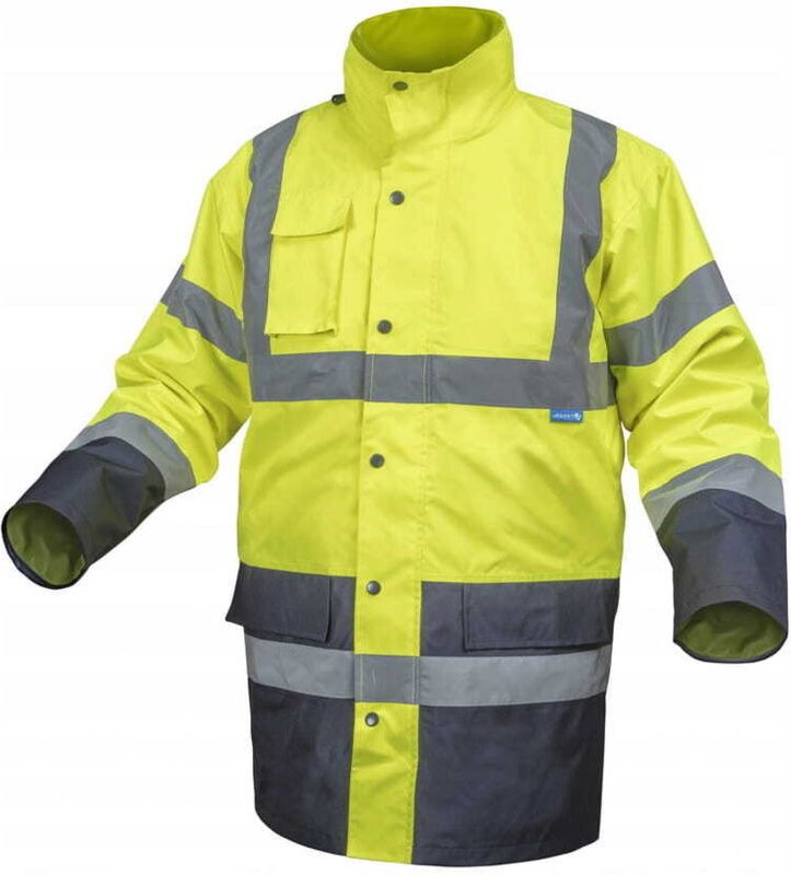 HÖGERT 3-in-1 Winterjacke GELB Warnung - XXL