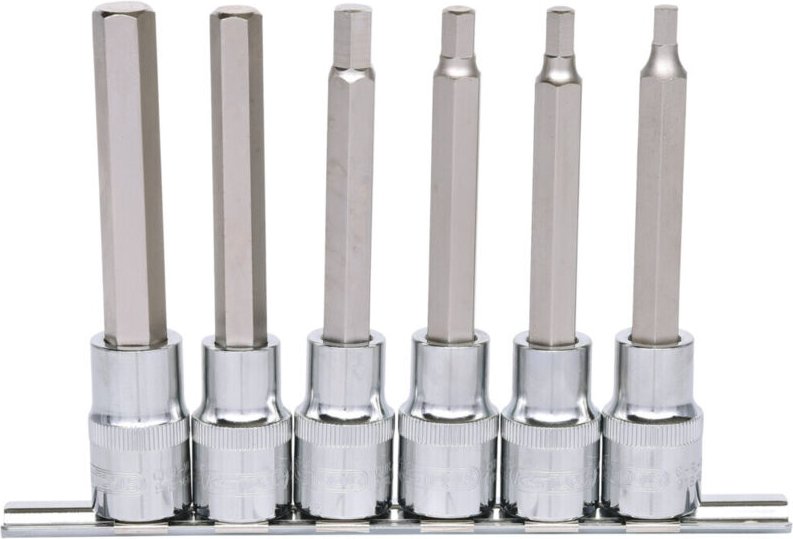 KS-Tools 918.1336 1/2"CHROME+Bit-Stecknuss-Satz