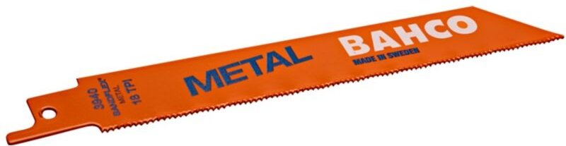 Bahco Sandflex Bimetall-Säbelsägeblätter-Satz für Metall 18 ZpZ, 228 mm - 100 Stk/Verpackung