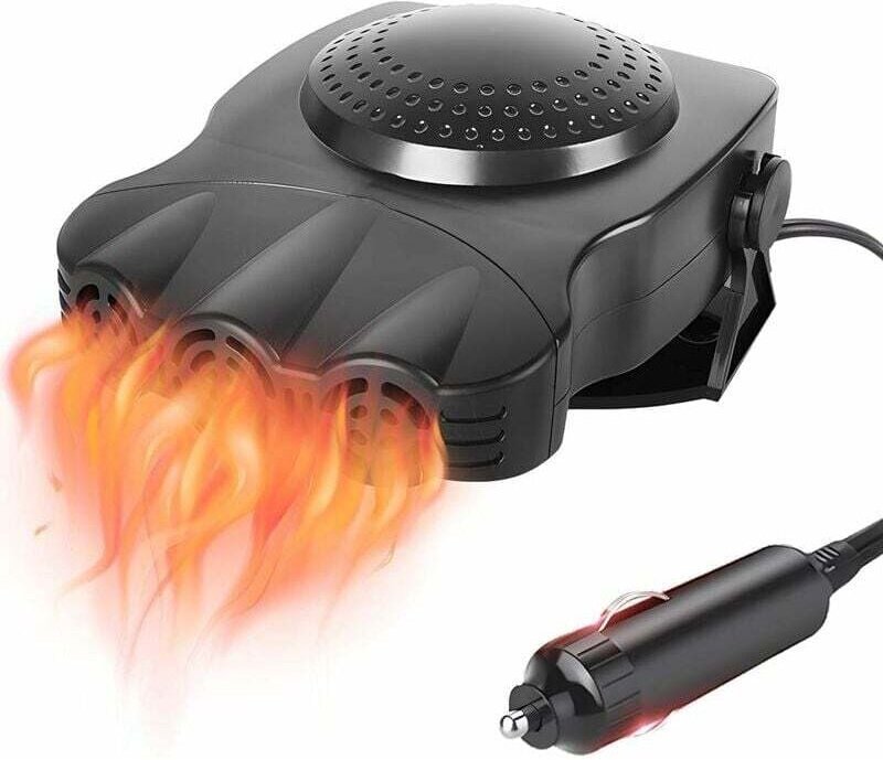 Heizung und Lüfter, 12 V, 150 W, Windschutzscheiben-Defroster, 2-in-1-Autoheizung, Heizlüfter, elektrischer Auto-Heizlüf...
