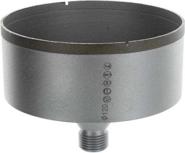 Btec - Diamant Fliesen Nassbohrkrone Premium G1/2 außen Aufnahme 120 mm
