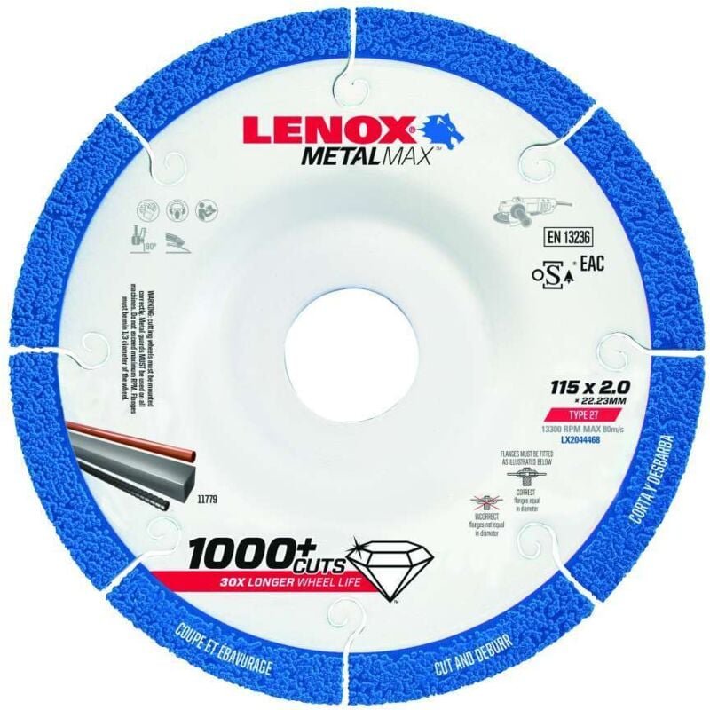 Irwin tarcza do met. 125 diam. typ 27 do cięcia i usuwania zadziorów /lenox