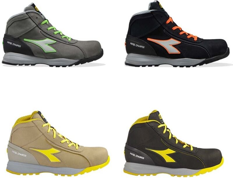 Diadora Glove MDS MID S3 HRO SRC Hohe Sicherheitsschuhe - 41 EU - Schwarze