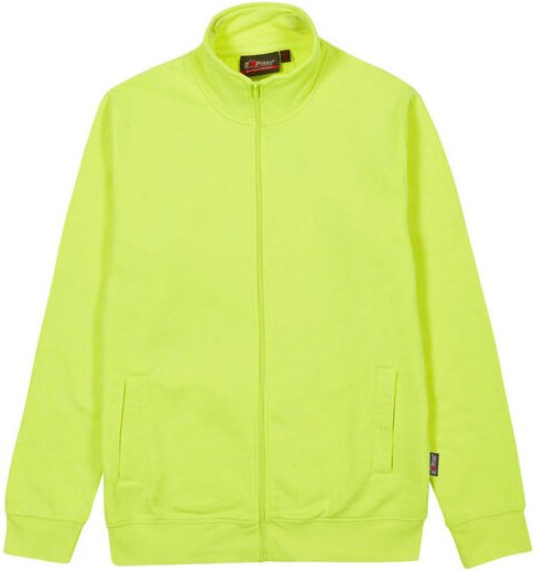Arbeits-Sweatshirt mit Reißverschluss SOTRA – Gelb, Packung mit 25 – 2XL