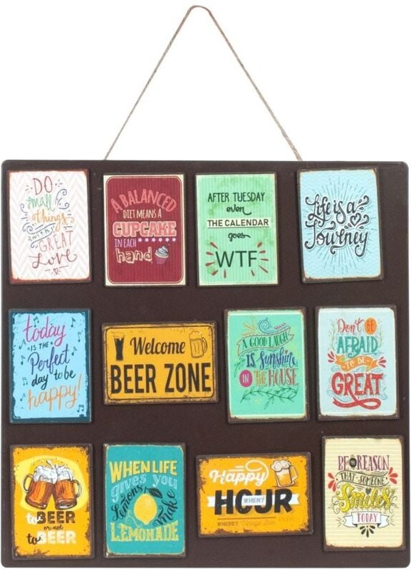 Signes Grimalt - Magnetisches Geschenk Magnetisch mit mehrfarbiger Magnetabelle 1x5x7cm 16574