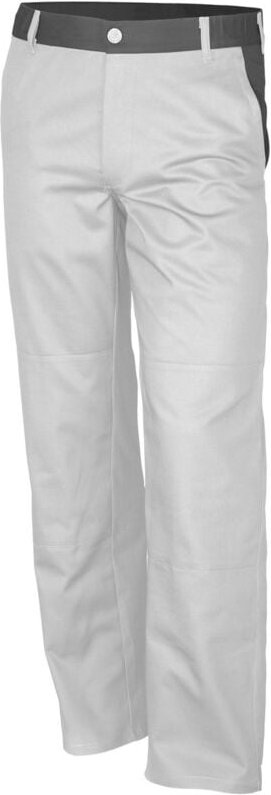 Qualitex Bundhose basic 2-farbig, Größe: 106, Farbe: weiß/grau