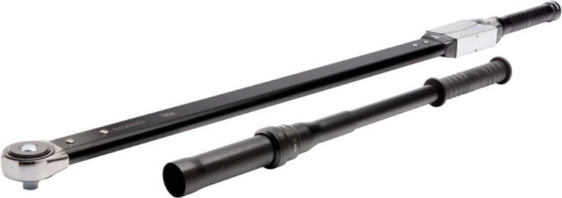 Bahco Mechanischer Freihanddrehmoment-Klickschlüssel 130 - 650 Nm, voreingestellt, mit festem 3/4 Ratschenkopf
