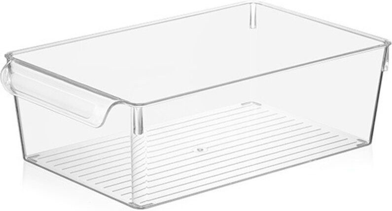 MICHELINO Praktischer Kühlschrank-Organizer: Hygienisch, robust und platzsparend Breite 20cm, Höhe 7cm