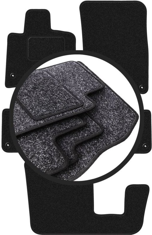 ANTHRA Autofußmatten für: Audi Q7 I 4L SUV (2005-2015)