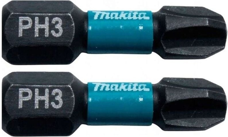 Bit PH3 25 mm 2 Stück Impact Black B-63622 - Makita