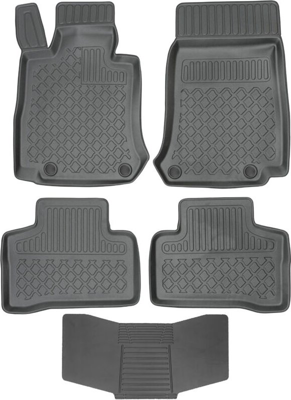 Fußmatten ARISTAR 603351 + ABDECKUNG 251992 - Mercedes GLC X253 C253 2015-2022 STOP. MONTAGE MS vorne
