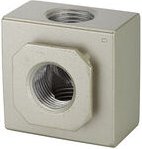 Riegler Verteiler »G«, mit 2 Abgängen, BG 400, G 3/8, PE 0 - 9 bar