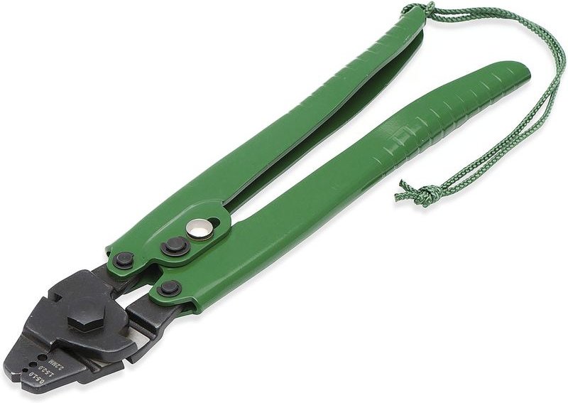 Presszange für Drahtseil 0,5 - 1,5 mm Länge 150 mm