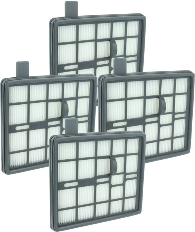 Thumbnail - vhbw 4x Staubsaugerfilter Ersatz für Zelmer 12006768, 519.0052 für Staubsauger - HEPA-Filter Grau Weiß