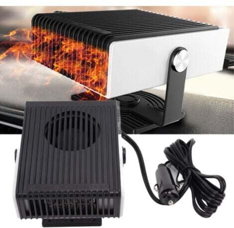 12V Auto Heizlüfter 2 in 1 - Schnelle Entfrostung und Entnebelung für Frontscheibe - Tragbare Heizung für Auto, LKW, Woh...