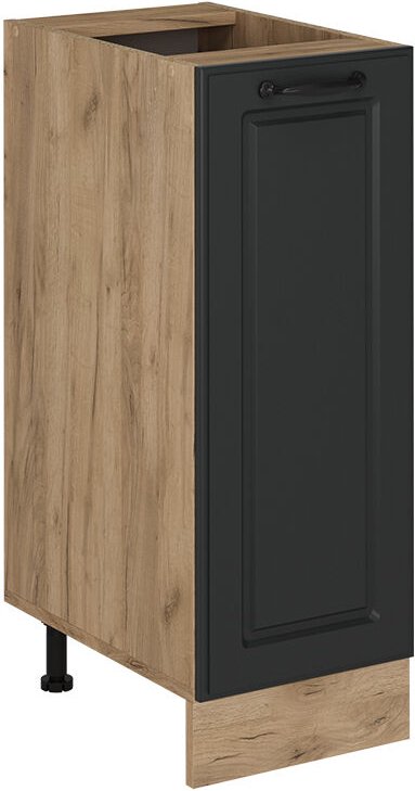 Vicco - Apothekerschrank R-Line, Anthrazit Landhaus, 30 cm ohne Arbeitsplatte