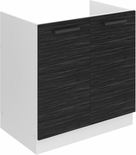 Unterschrank Küche, Spülenunterschrank 80 cm Breite. sdz Küchenunterschrank ohne Arbeitsplatte. Spülenschrank mit 2 Türe...